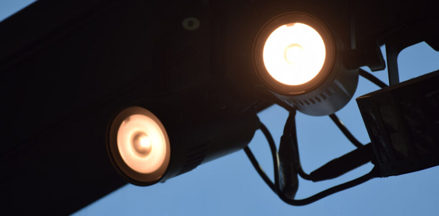 Spot-Scheinwerfer für Reden